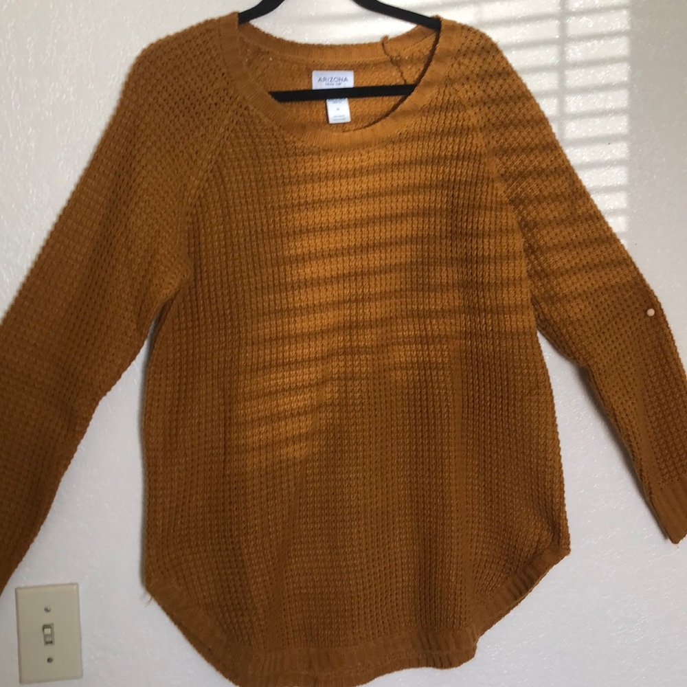 Burnt orange sweater